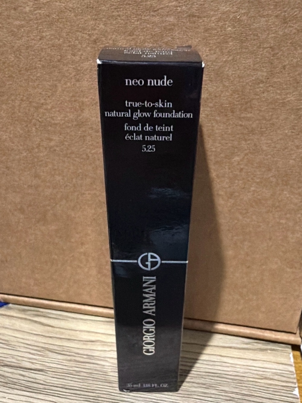 5.25 Giorgio Armani Neo Nude True To Skin Natural Glow Foundation Shade 5.25
